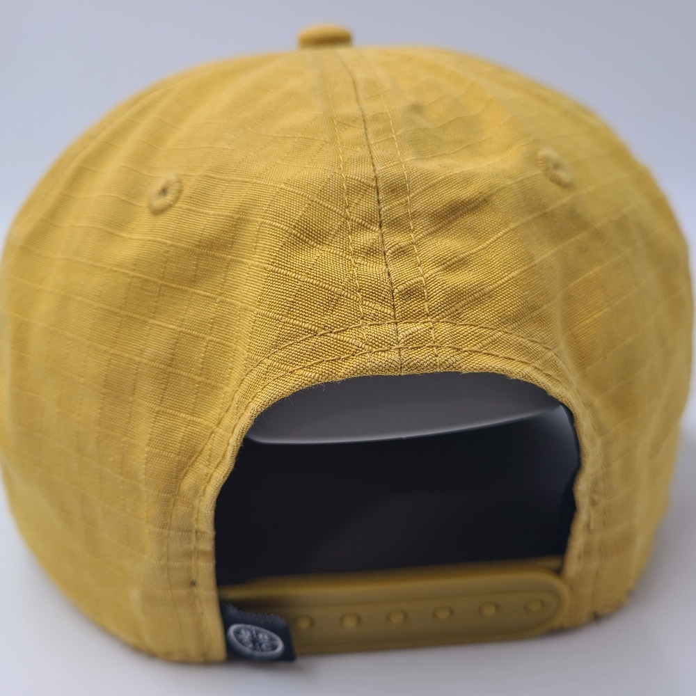 Black Rifle Coffee Company Hat Snapback Yellow Black Ripstop Rope Mountains Hike - Picture 8 of 15
